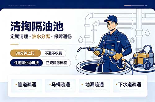 烟台清掏隔油池